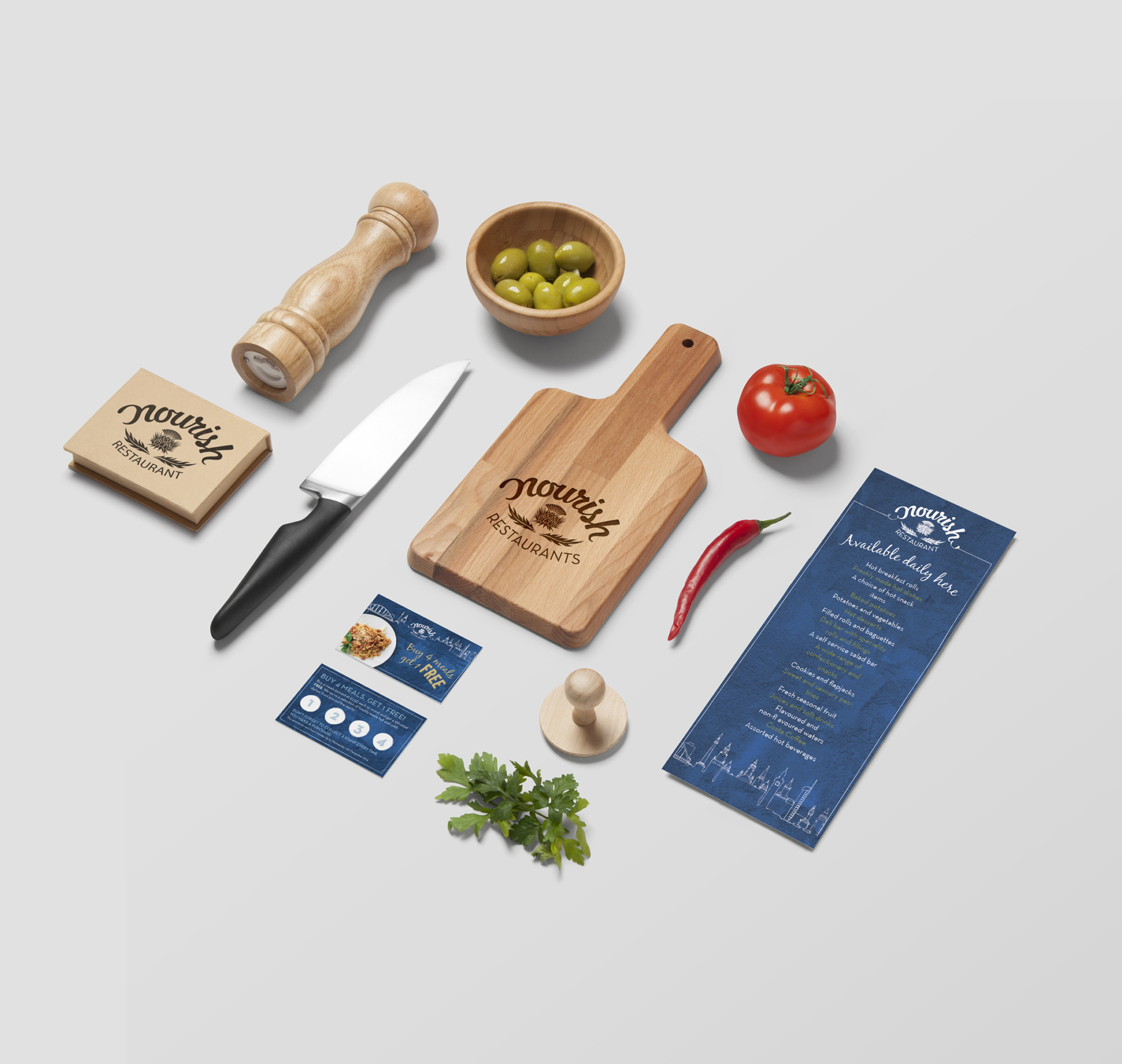 Nourish Restaurant Branding